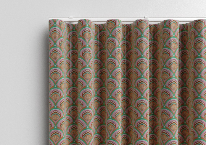 Deco Sea Shells, Strawberry - Made To Measure Curtains - Image 13